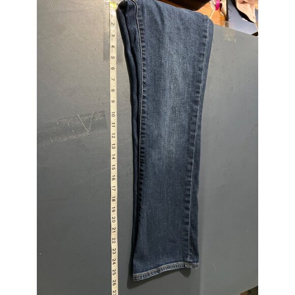 Lands End Womens Petite Bootcut Leg Jeans Fit 2 Size 6 Denim Cowgirl Western Ro - Picture 10 of 13